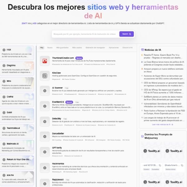 Hay miles de herramientas de IA. Te enseño dónde encontrarlas sin perderte en el intento. Y cerramos el reto. Toolify.ai