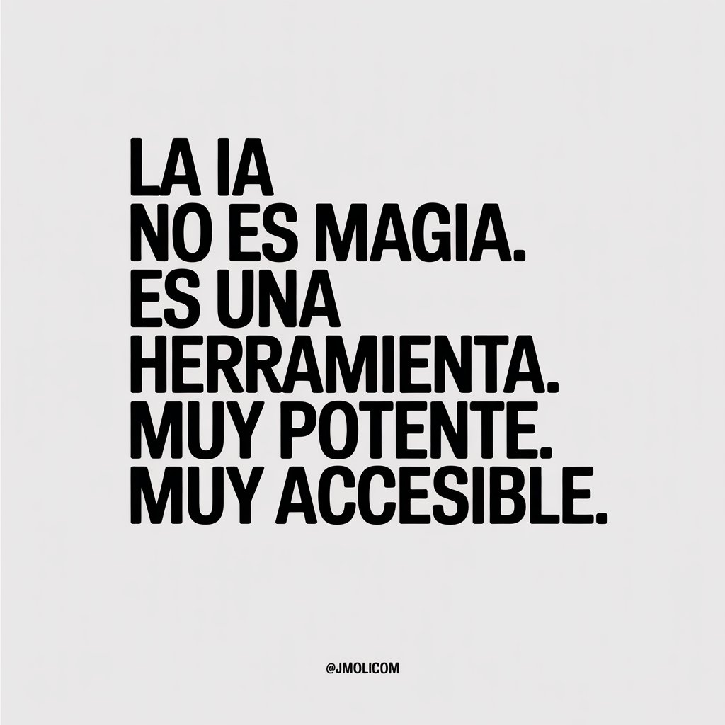 Hoy empiezo algo que me da un poco de vértigo. Y eso me parece una buena señal — Frase clave