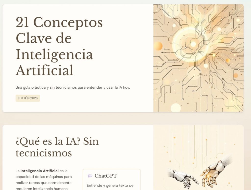 Hoy he creado dos presentaciones con IA. La segunda me ha salido mucho mejor. Y sé exactamente por qué. Ver primera presentación