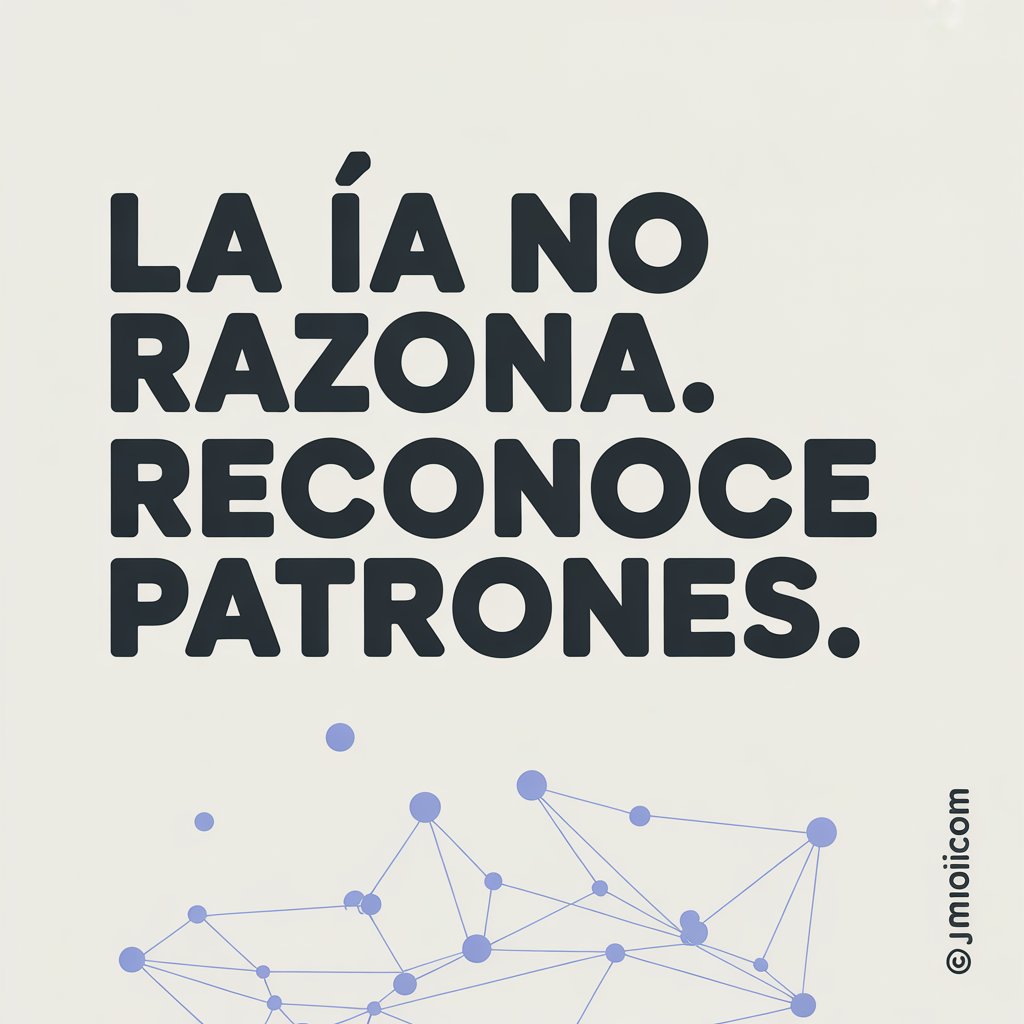 La IA no razona. Reconoce patrones