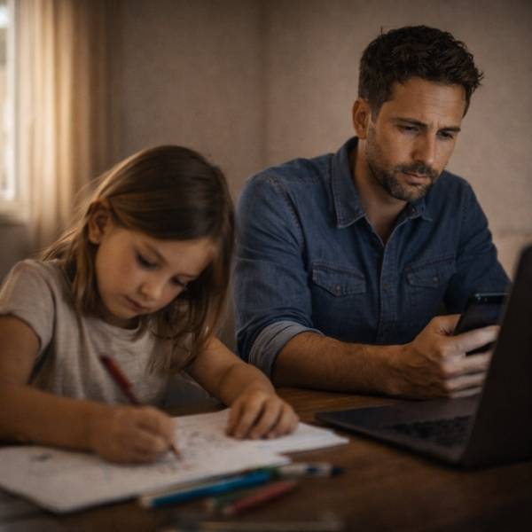 El negocio es el vehículo. La familia es el camino. -Presencia vs ausencia