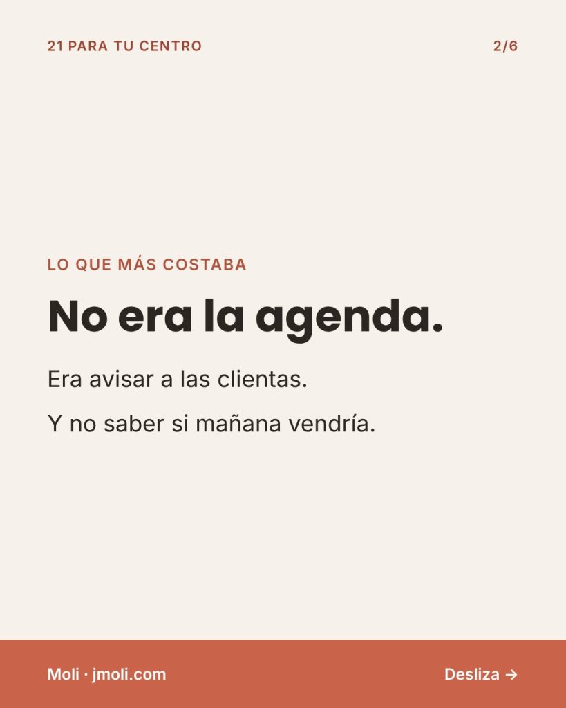 Un plan para cuando alguien falta - Lo que más costaba