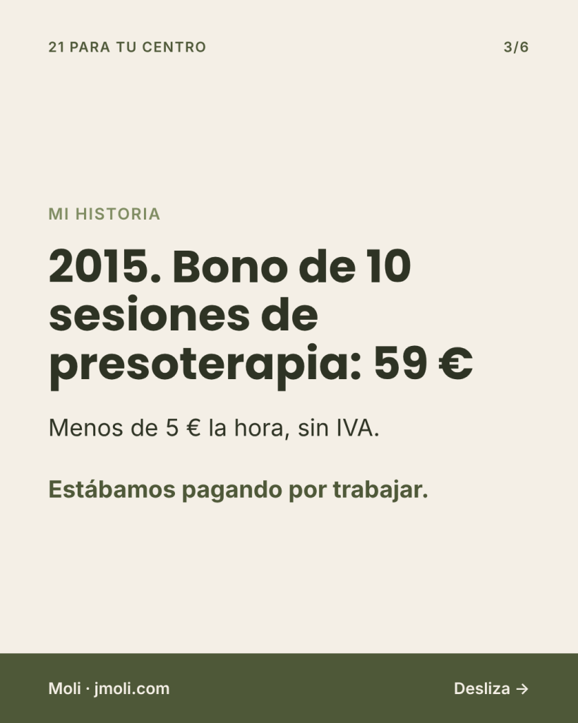 Agenda llena cuenta vacía - Mi historia