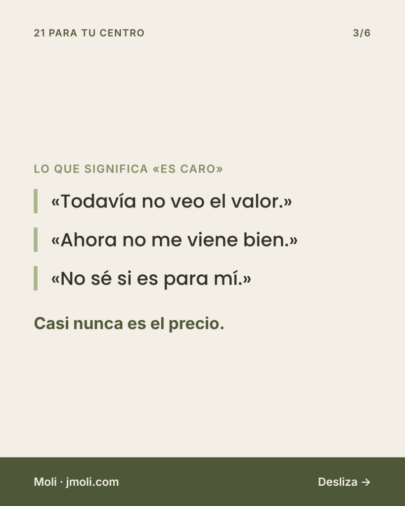 Es caro - Lo que significa