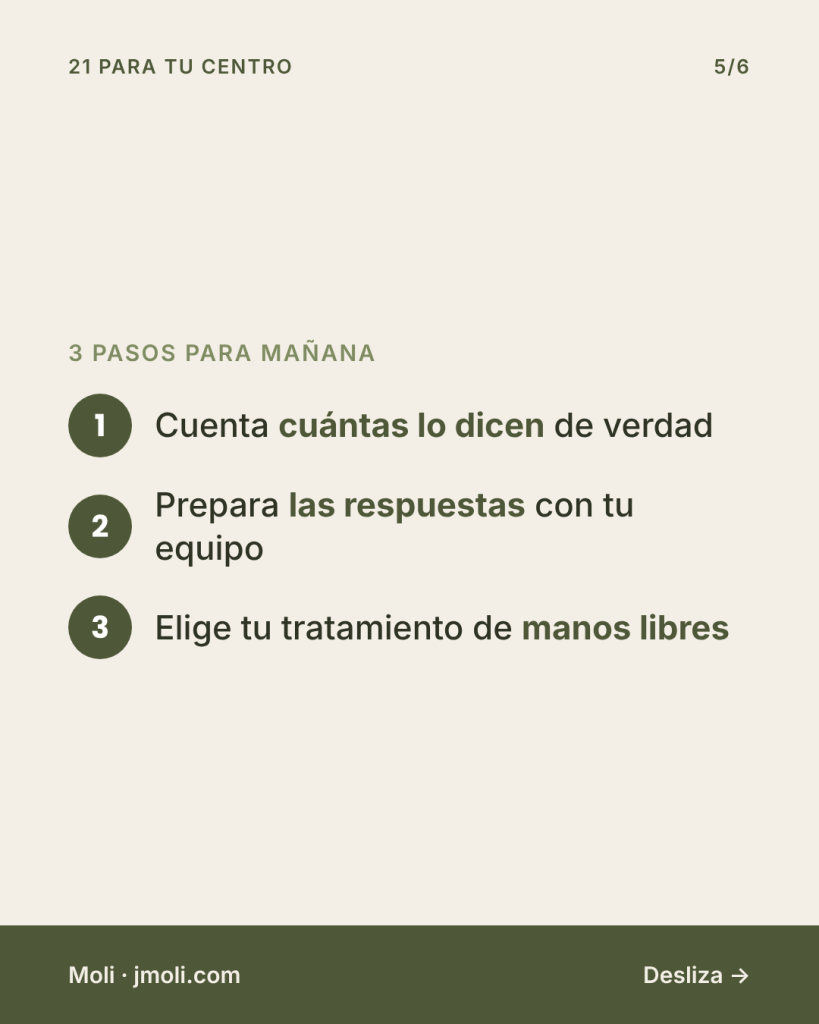 Es caro - 3 pasos para mañana
