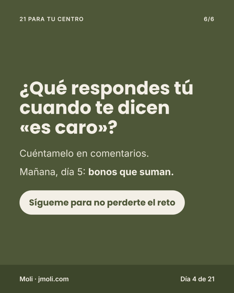 Es caro - Tu experiencia