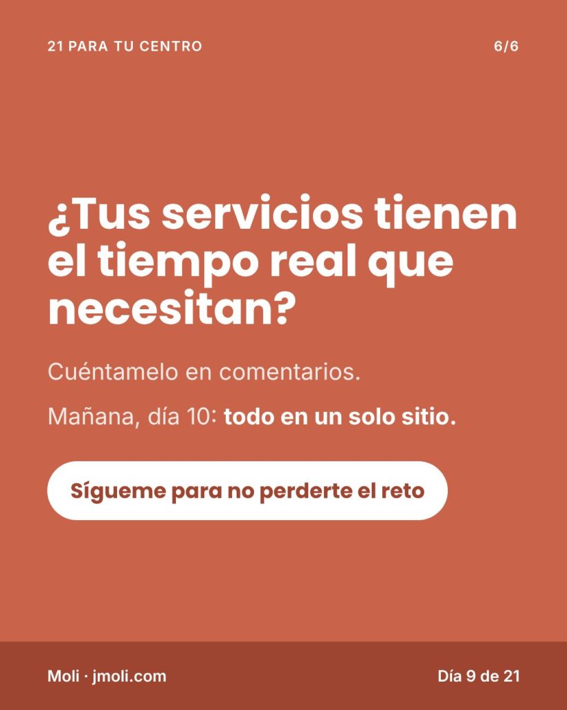 Una agenda que fluye - Tu experiencia